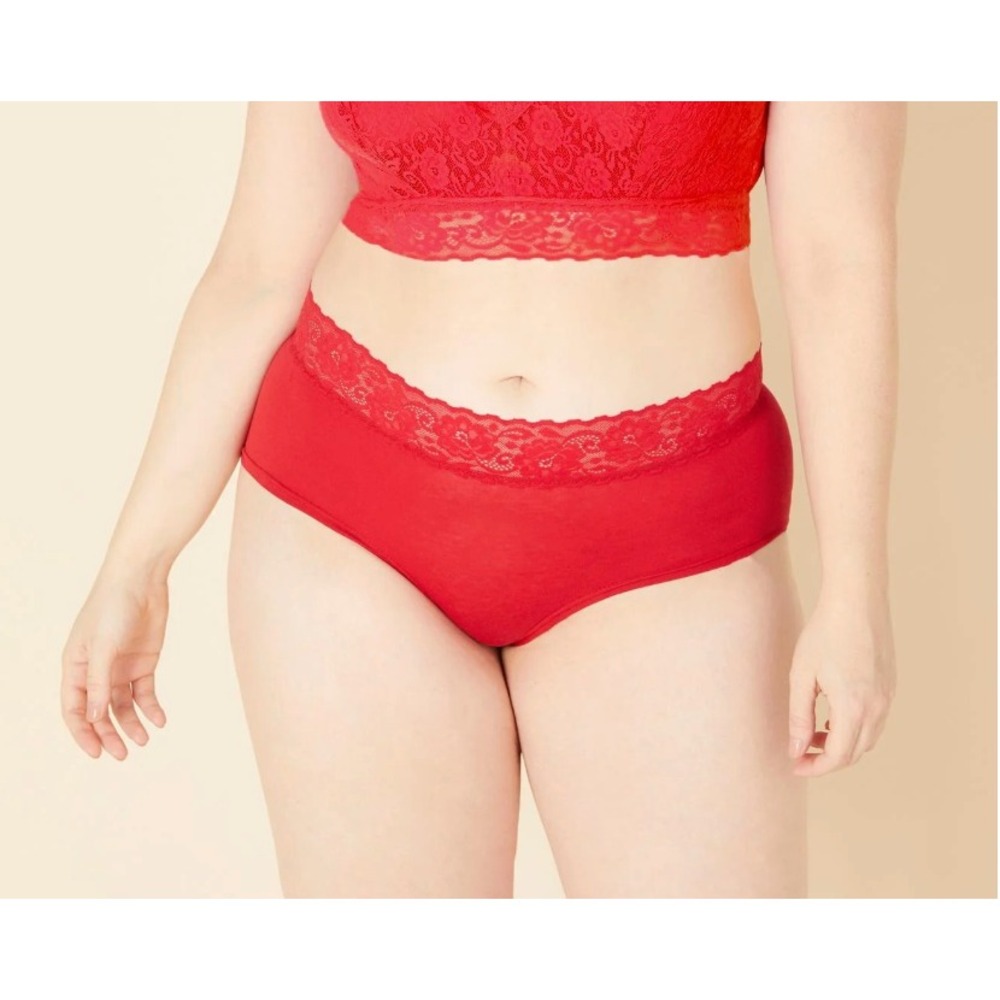 Cosabella Amore Adore Lace Hotpant Mystic Red Boyshort Panty 2X ADORE0721P New